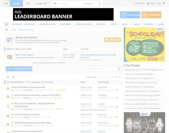 Ads Inventory Forum (Thread List)